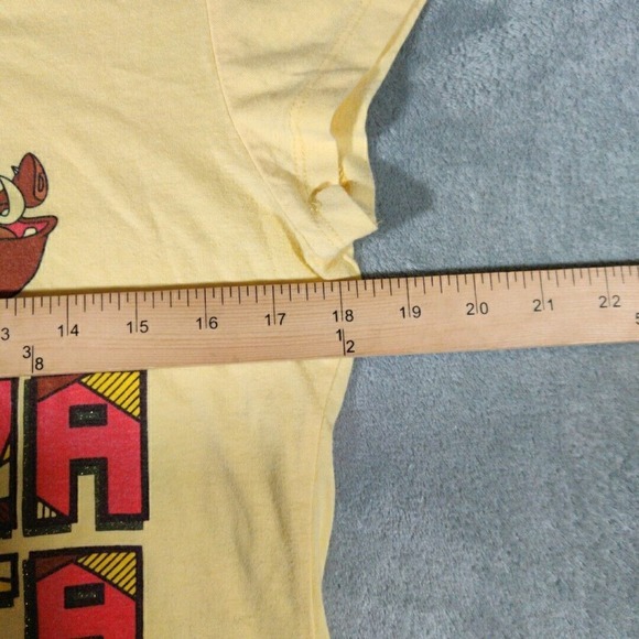 Disney Shirt Girls XL 15/17 Yellow The Lion King Hakuna Matata Casual Cartoon - Picture 6 of 7